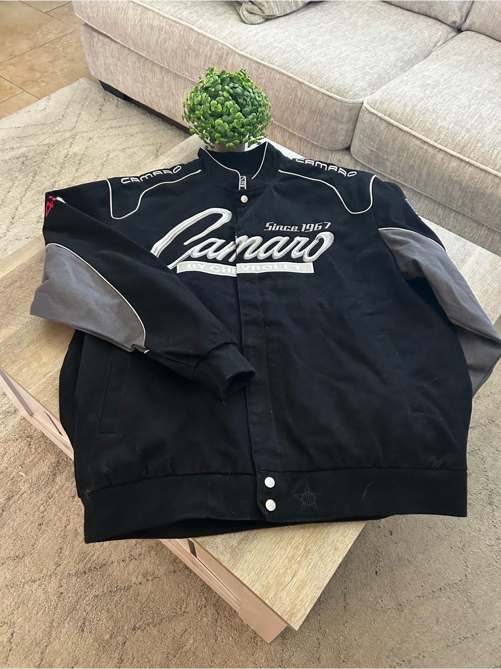 Men’s Black & Gray Camaro Jacket